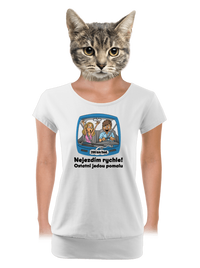 dámské tričko s lemem