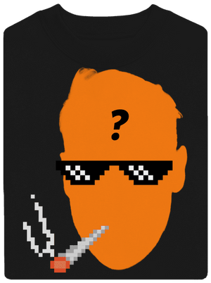 Thug life unisex mikina bez kapuce Black