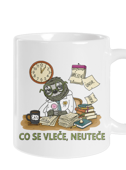 Co se vleče, neuteče klasický hrnek White