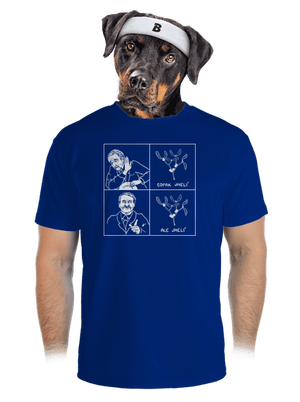 Cimrman: Copak jmelí pánské sportovní tričko Royal Blue Mal