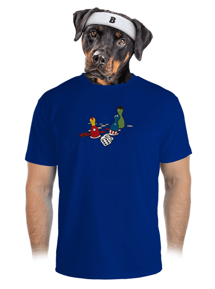 Superhrdino nezlob se pánské sportovní tričko Royal Blue Mal