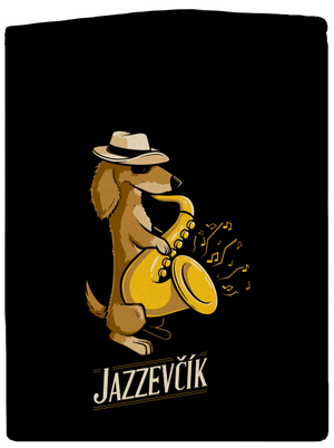 Jazzevčík dámská mikina na zip Black