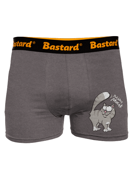 Macek a Micina boxerky Gray Melange