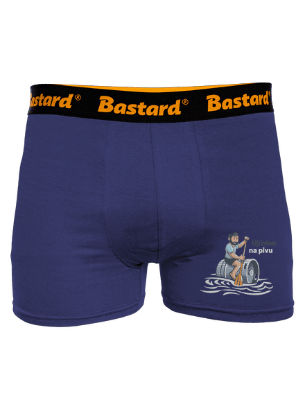 Ujíždím na pivu boxerky Blue Navy