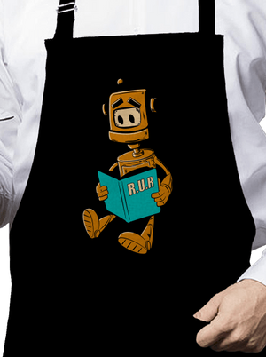 R.U.R. zástěra Black