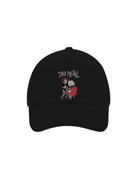 Dad metal kšiltovka baseballka Black