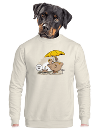 unisex mikina bez kapuce