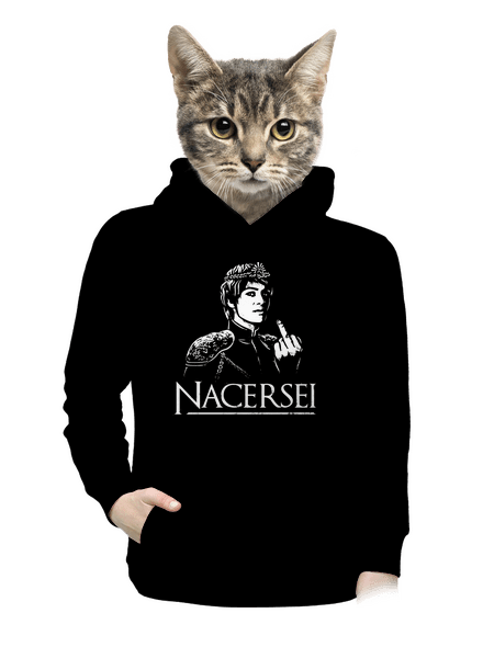 Nacersei dámská mikina klokanka Black
