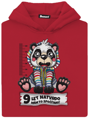 Školní docházka dětská mikina klokanka Fire Red