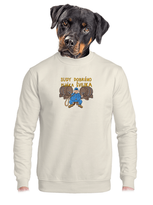 unisex mikina bez kapuce