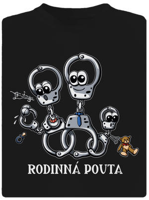 Rodinná pouta dětské sportovní tričko Black