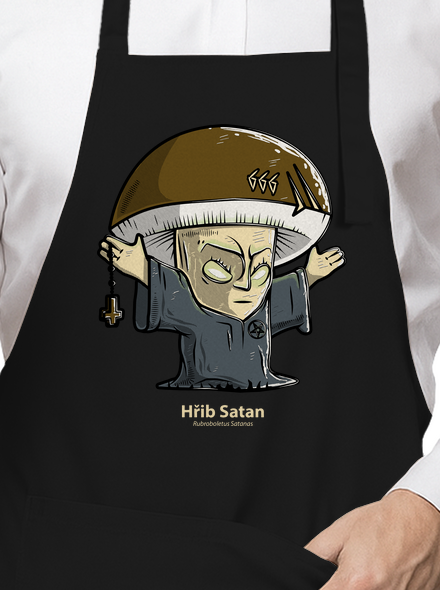 Hřib Satan zástěra Black