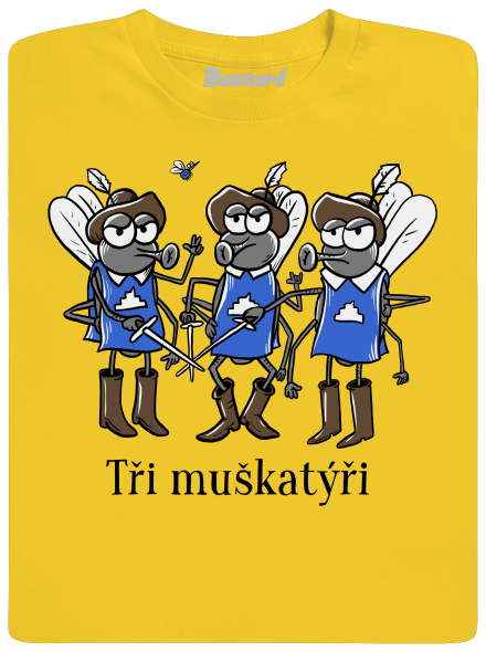 Tři muškatýři dětské tričko Gold