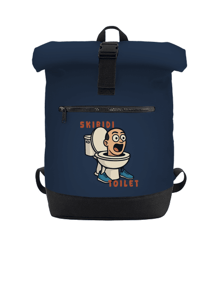 Skibidi Toilet batoh French Navy