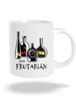 Frutarián velký hrnek White