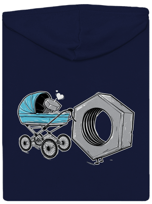 Správná matka pánská mikina na zip Navy