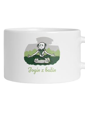 Jogín z bažin hrnek makronka White