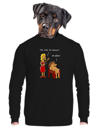 unisex mikina bez kapuce