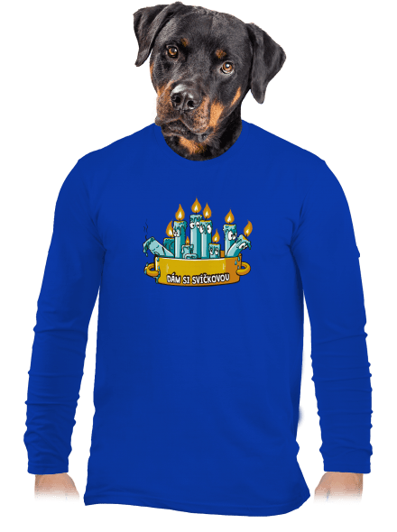 Svíčková pánské dlouhý rukáv Royal Blue