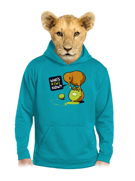 Kiwi dětská mikina klokanka Hawaiian Blue