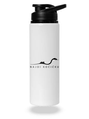 Najdi kočičku lahev na vodu White