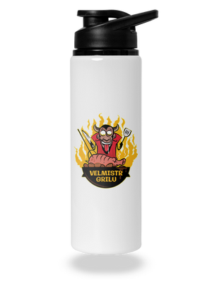 Velmistr grilu lahev na vodu White