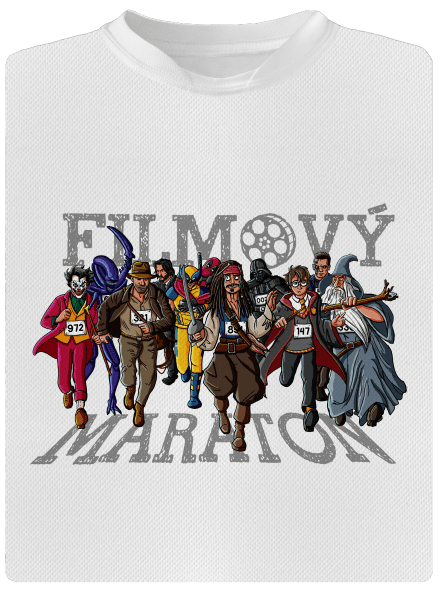 Filmový maraton dětské sportovní tričko White
