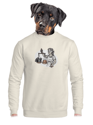 unisex mikina bez kapuce