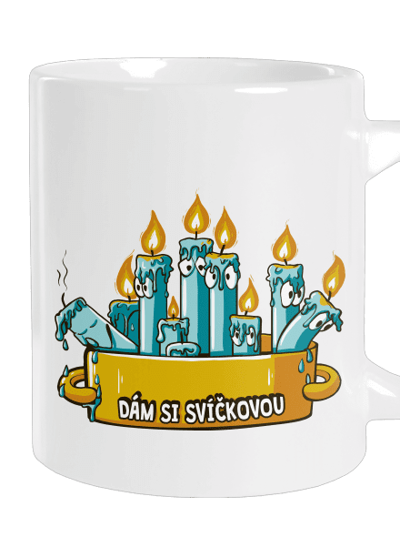 Svíčková velký hrnek White
