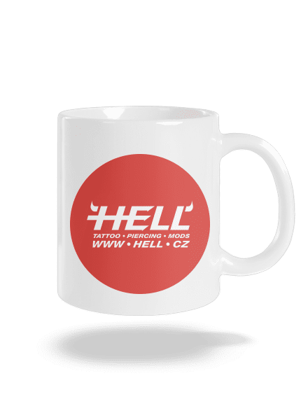 Hell logo klasický hrnek White