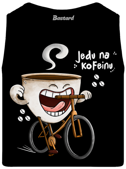 Jedu na kofeinu pánské tílko Black