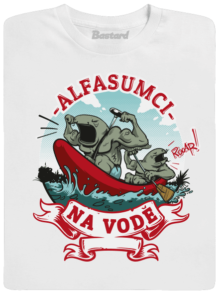 Alfasumci na vodě pánské dlouhý rukáv White