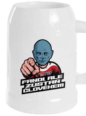 Fandi, ale zůstaň Fantomasem půllitr White