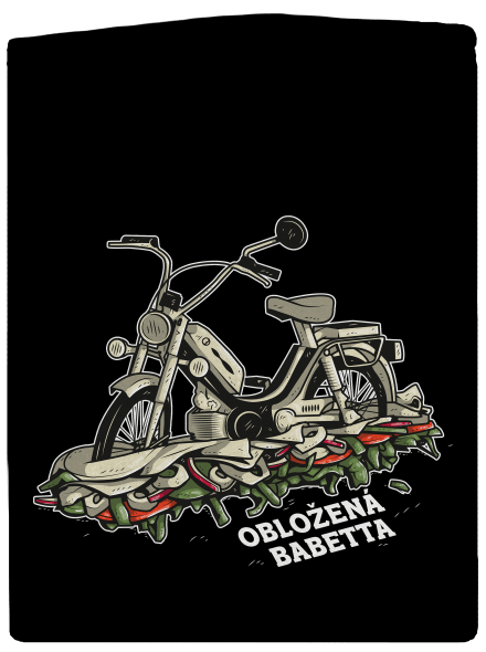 Obložená Babetta dámská mikina na zip Black