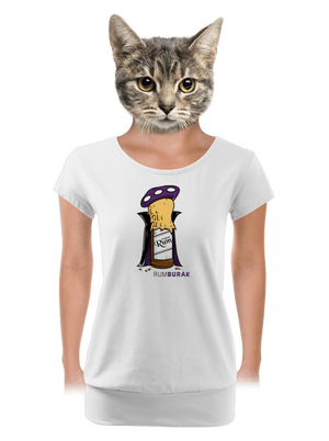 dámské tričko s lemem