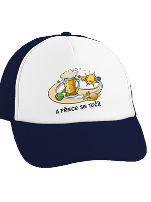A přece se točí! kšiltovka truckerka French Navy cap
