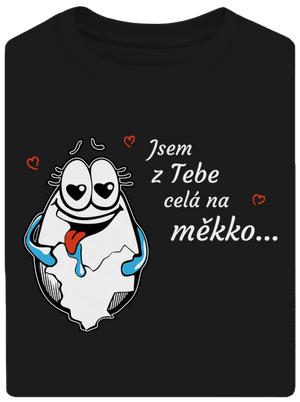 Vejce unisex tričko oversized Black