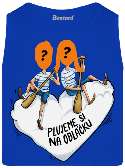 Na obláčku pánské tílko Royal Blue