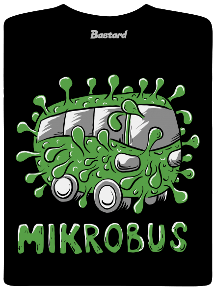 Mikrobus dětské tričko Black
