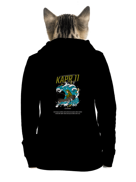 Kapr 11 dámská mikina na zip Black
