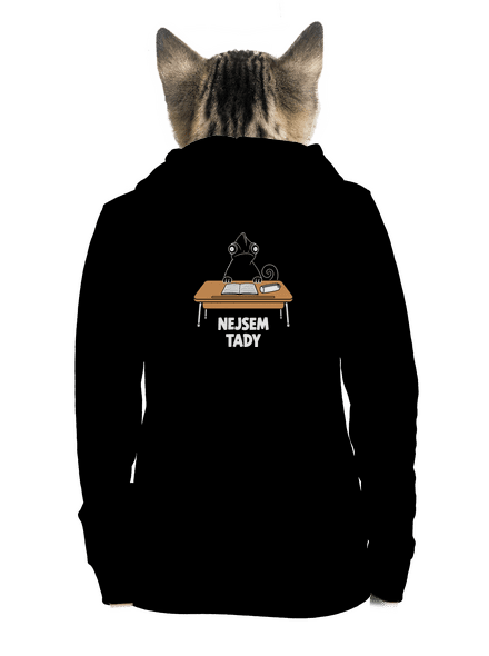 Nejsem tady dámská mikina na zip Black