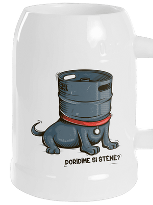 Štěně půllitr White