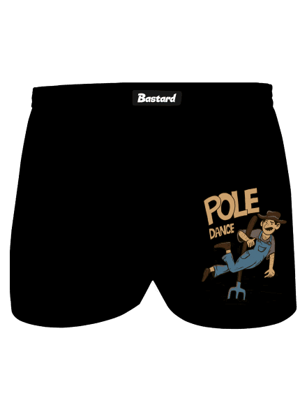 Pole Dance pánské trenky Black