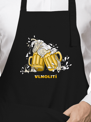 Vlnolití zástěra Black