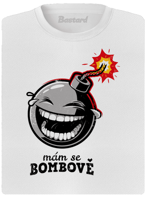 Mám se bombově dámské sportovní tričko White