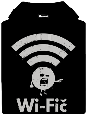 Wifič dámská mikina klokanka Black