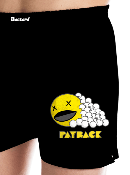 Payback pánské trenky Black