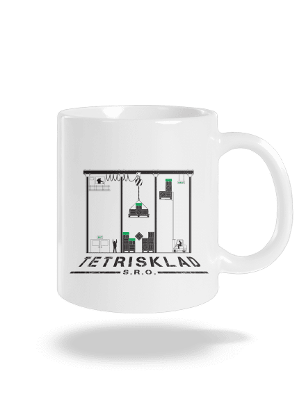 Tetrisklad klasický hrnek White