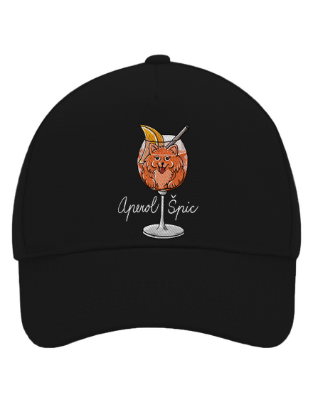 Aperol Špic kšiltovka baseballka Black