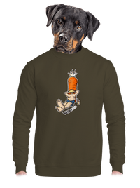 unisex mikina bez kapuce